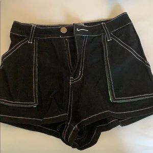 Superdown black shorts